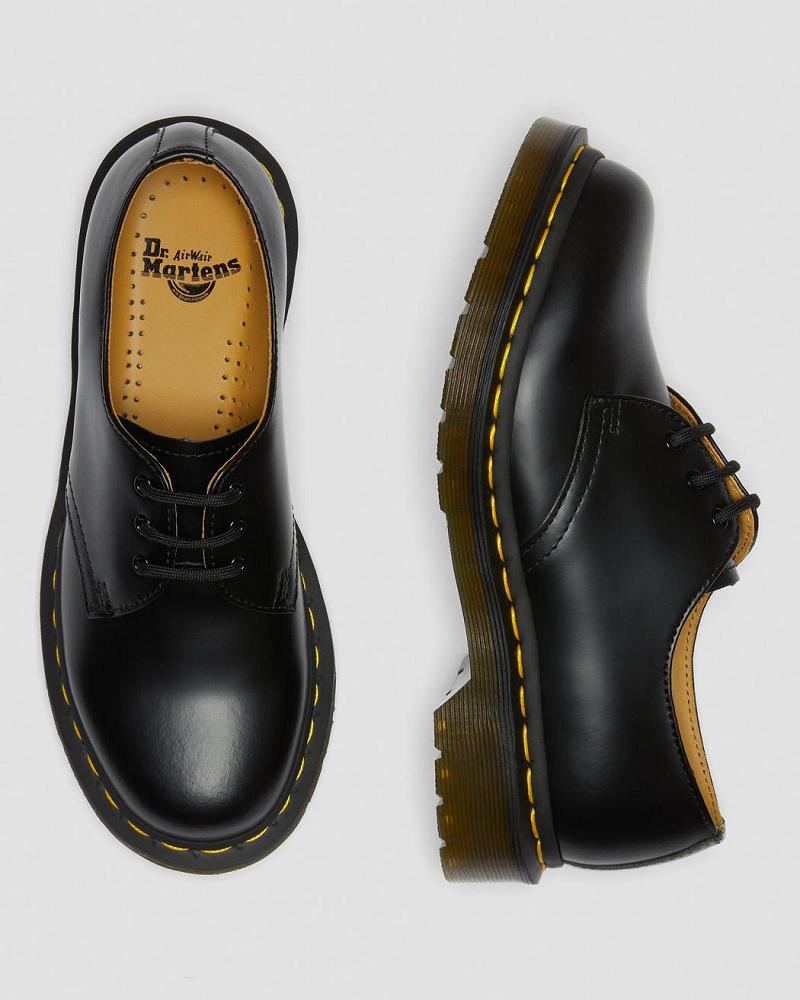 Women's Dr Martens 1461 Smooth Leather Oxfords Shoes Black | AU 371YXF